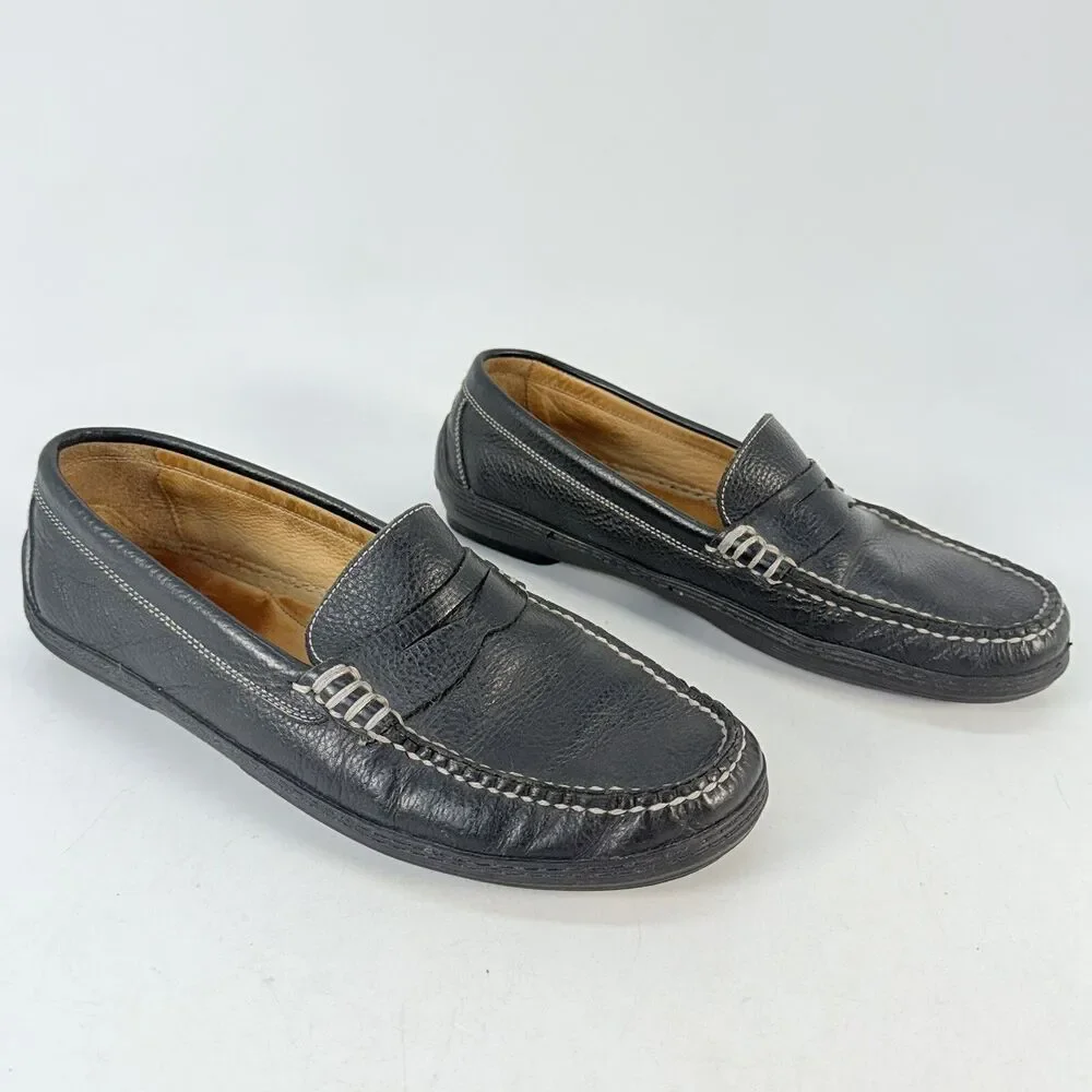 Peter Millar Black Penny Driving Loafers/Moccasins, MC00F36, Brazil, Size 8.5W
